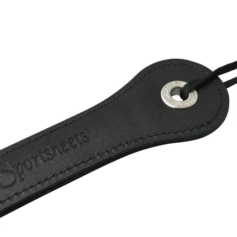 Sportsheets Sportsheets Leather Love Impression Paddle - Image 3