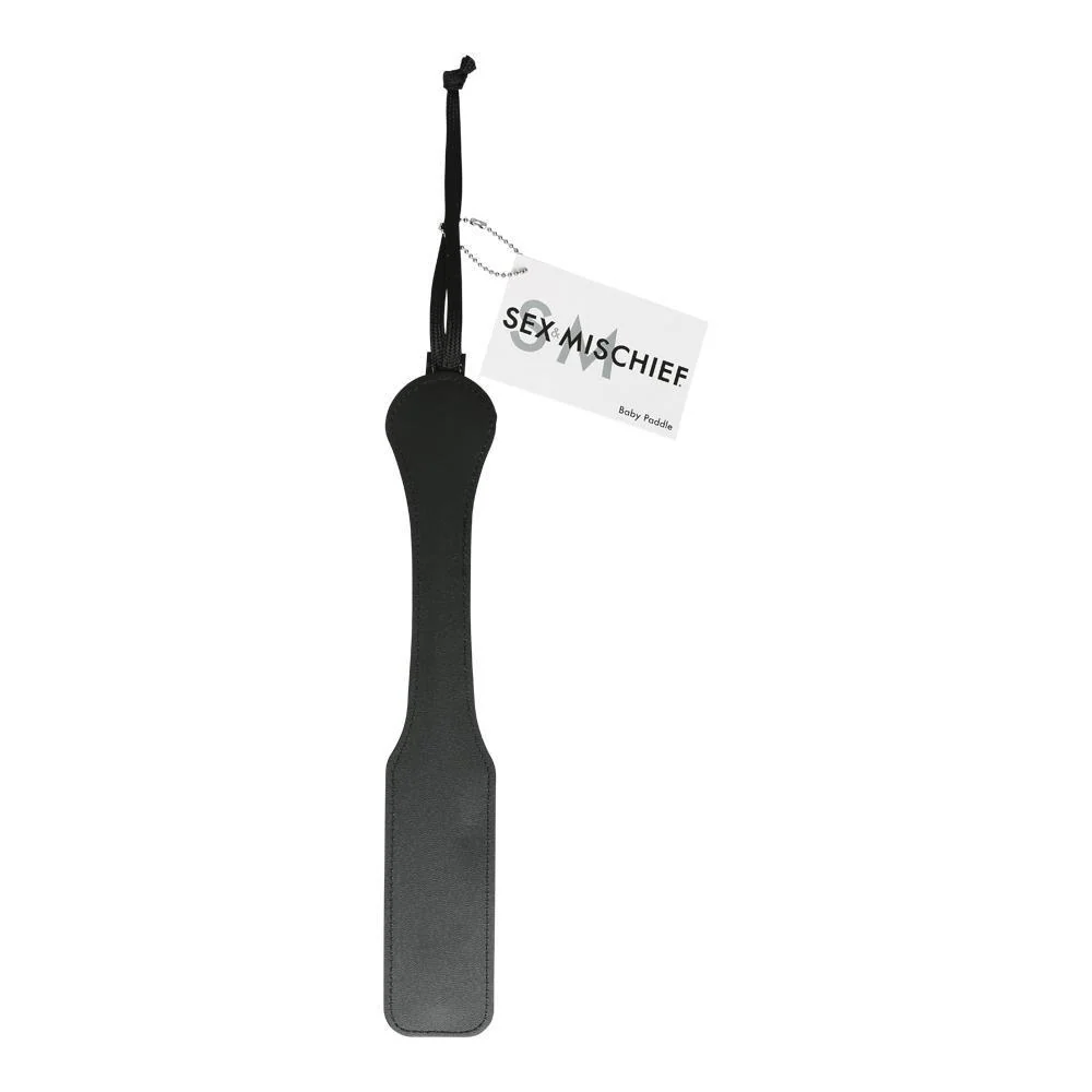 Sportsheets Black Vinyl Paddle, BABY - Image 5