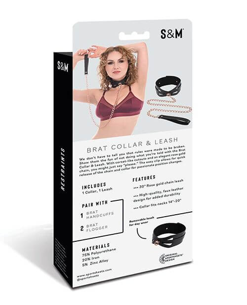 Sportsheets Brat Collar and Leash - Image 6