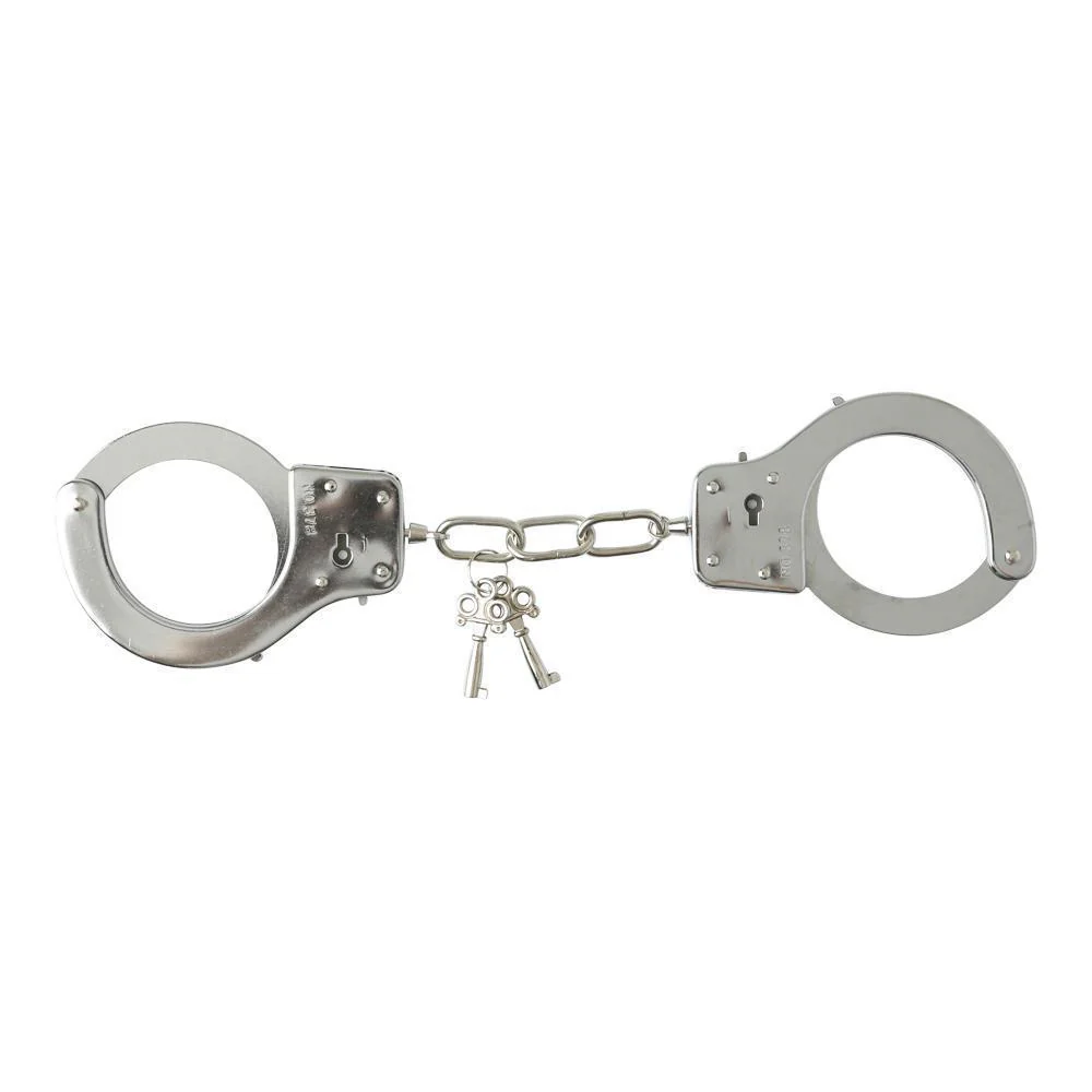 Sportsheets Classic Metal Handcuffs - Image 3