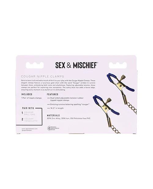 Sportsheets Cougar Nipple Clamps - Image 5