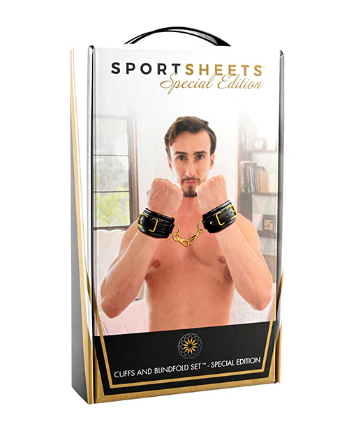 Sportsheets Cuffs and Blindfold Set - Image 7