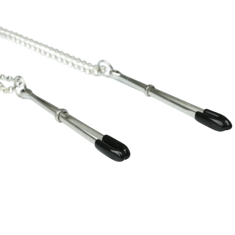 Sportsheets Double Strand Diamond Gem Nipple Clips - Image 2