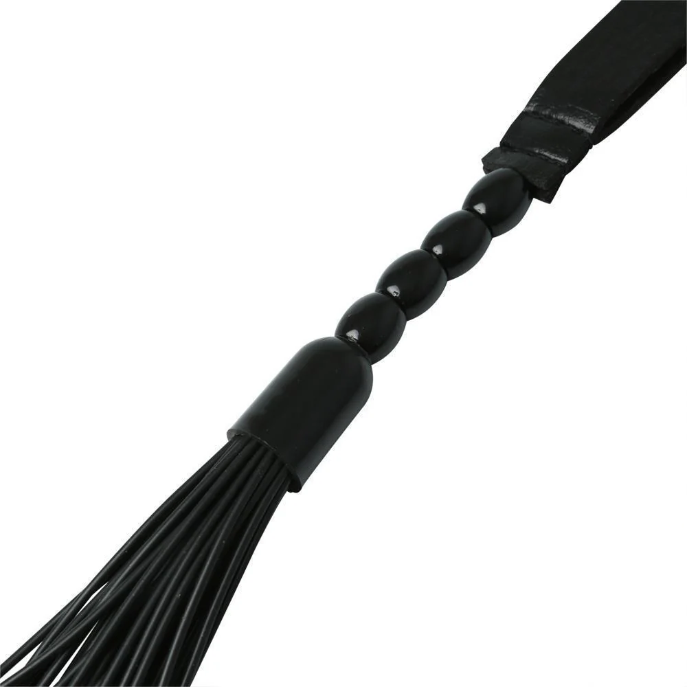Sportsheets Faux Leather Noir Whip - Image 4