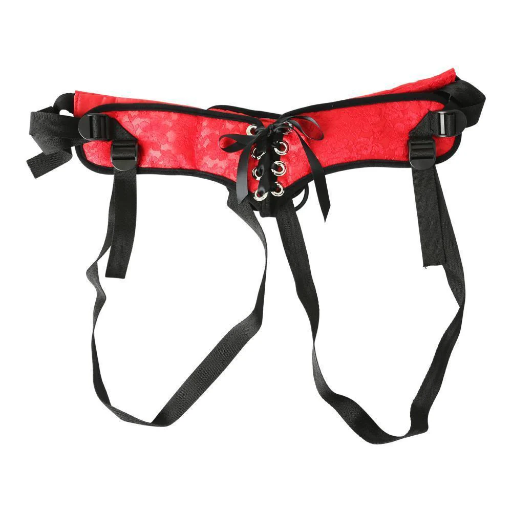 Sportsheets Red Lace Corsette Strap On - Image 3