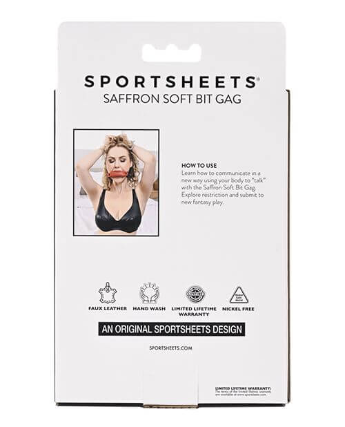 Sportsheets Saffron Soft Bit Gag - Image 5
