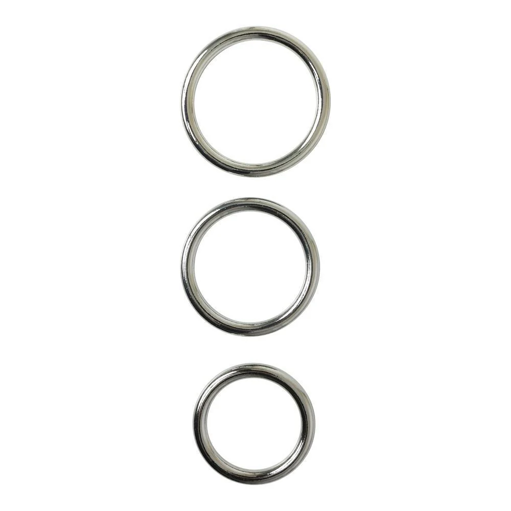 Sportsheets Seamless Metal O Rings, 3 Pack - Image 3