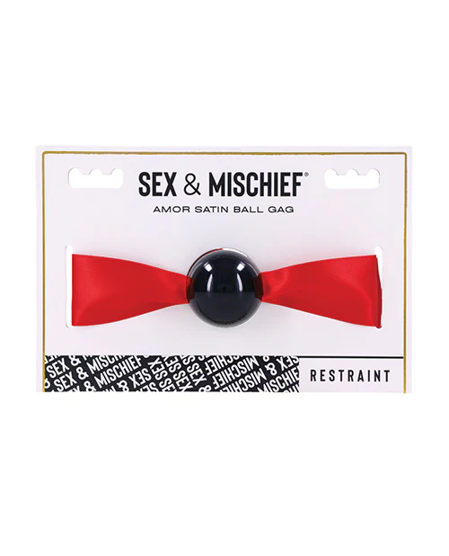 Sportsheets Amor Satin Ball Gag - Image 3