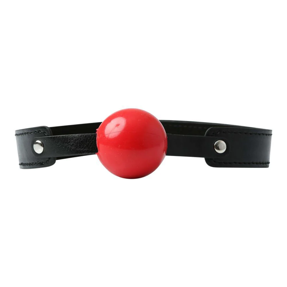 Sportsheets Solid Red Ball Gag - Image 4