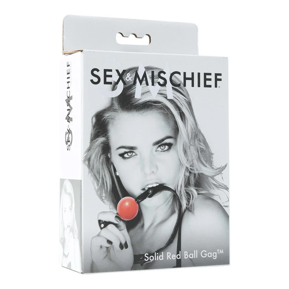 Sportsheets Solid Red Ball Gag - Image 5