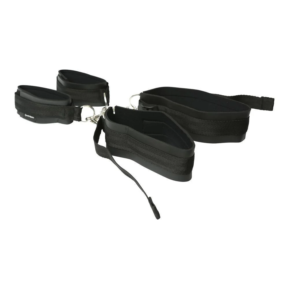 Sportsheets Thigh & Wrist Cuff Set - Image 3