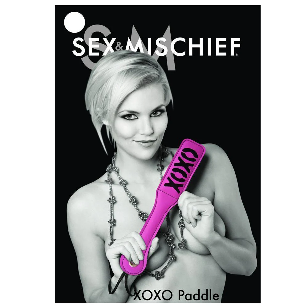 Sportsheets Vegan Leather Paddle, XOXO - Image 2