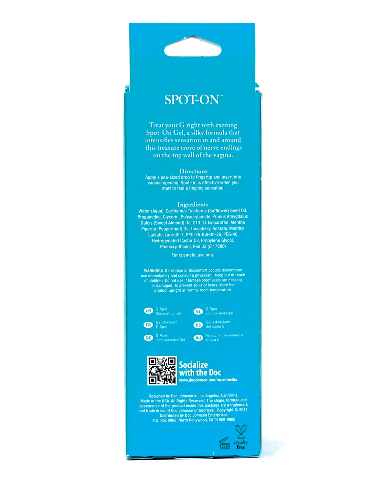 Spot On G-Spot Stimulating Gel - Image 2