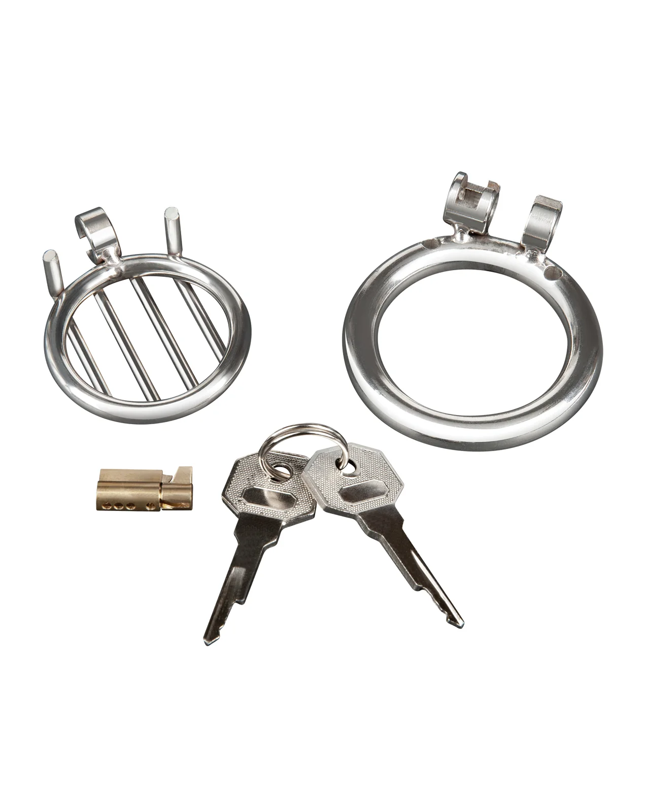 Stainless Steel Inverted Micro Jail Time Chastity Cage - Image 3