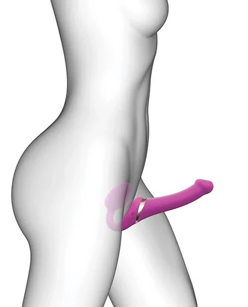 Strap-on-Me Vibrating Licking Strapless Strap-on - Image 4