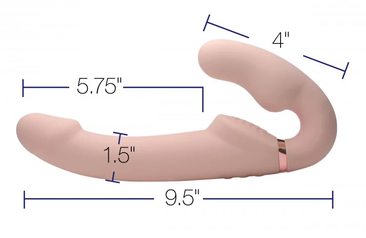 Strap U Ergo-Fit Inflatable & Vibrating Strapless Strap-On - Image 4