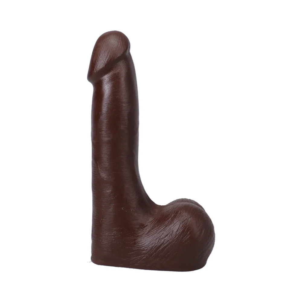 The Realistic Cock 5 in. ULTRASKYN Vac-U-Lock Dildo with Balls Vanilla - Image 12
