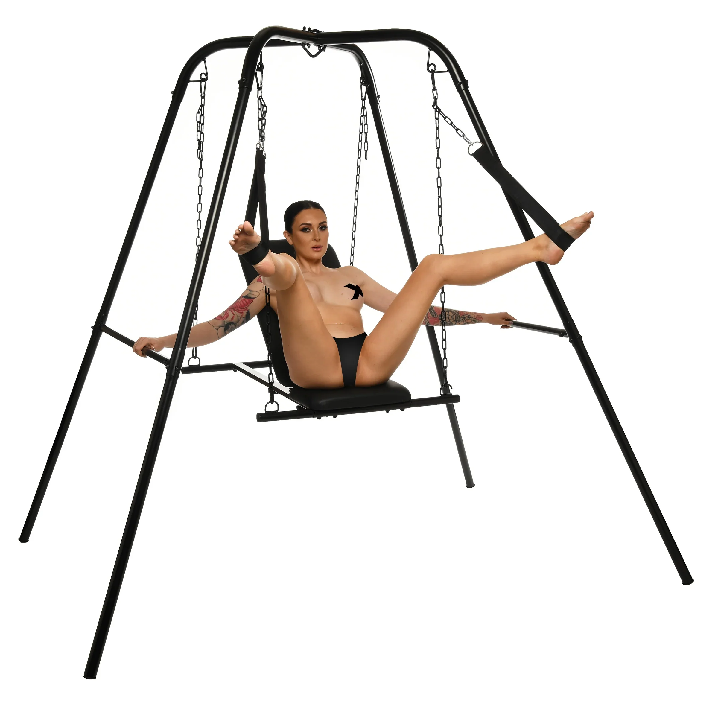 Throne Adjustable Sex Sling with Stand - Image 8