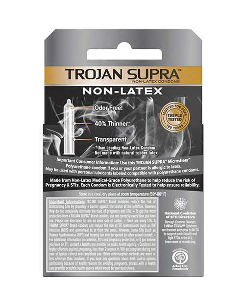 Trojan BareSkin Supra - Non-Latex - Image 3