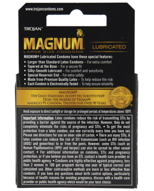 Trojan Magnum Condoms - 12 Pack - Image 6
