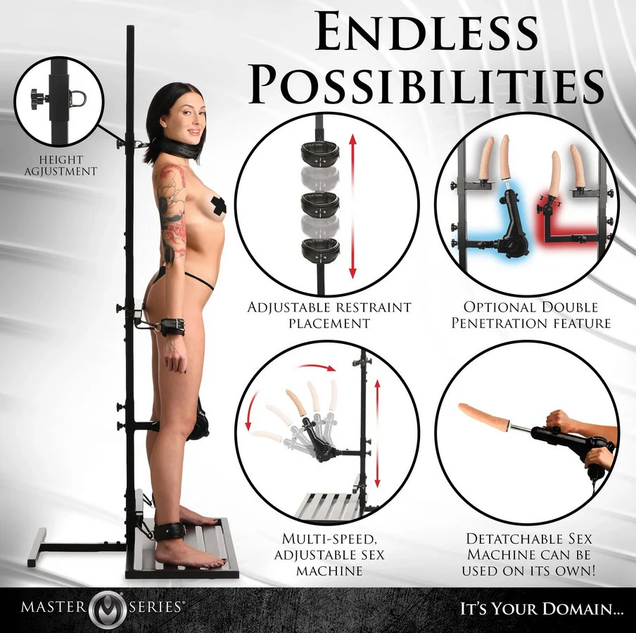 Ultimate Enforcer Forced Orgasm Tower with Sex Machine - Image 2