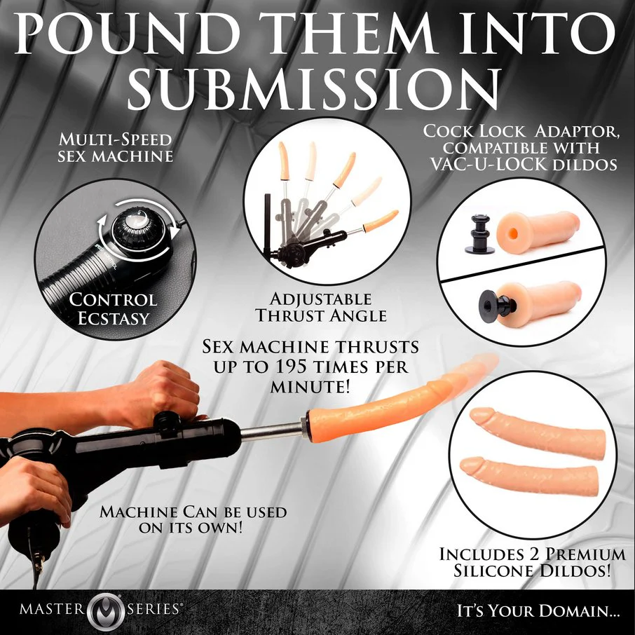 Ultimate Enforcer Forced Orgasm Tower with Sex Machine - Image 4