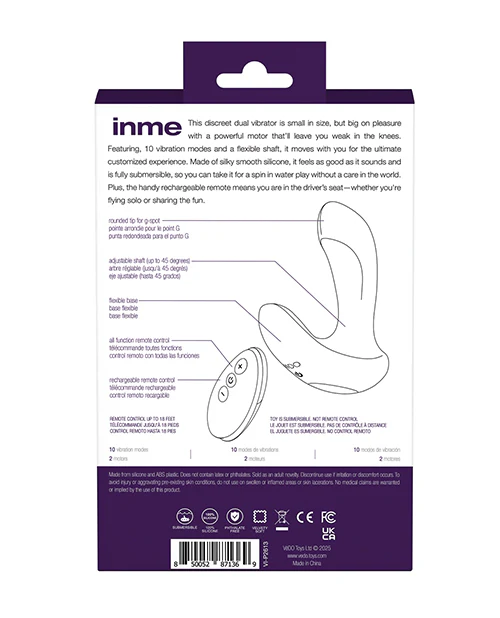 VeDO Inme Rechargeable Dual Vibe - Image 9