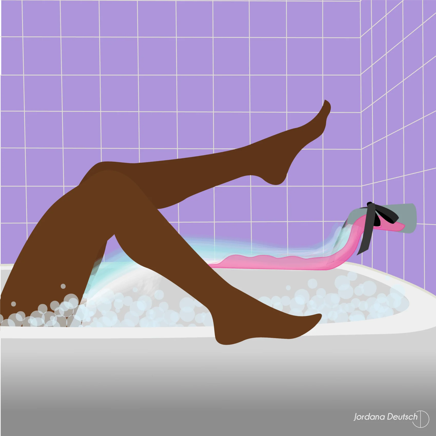 Waterslyde Bathtub Water Diverter - Image 5