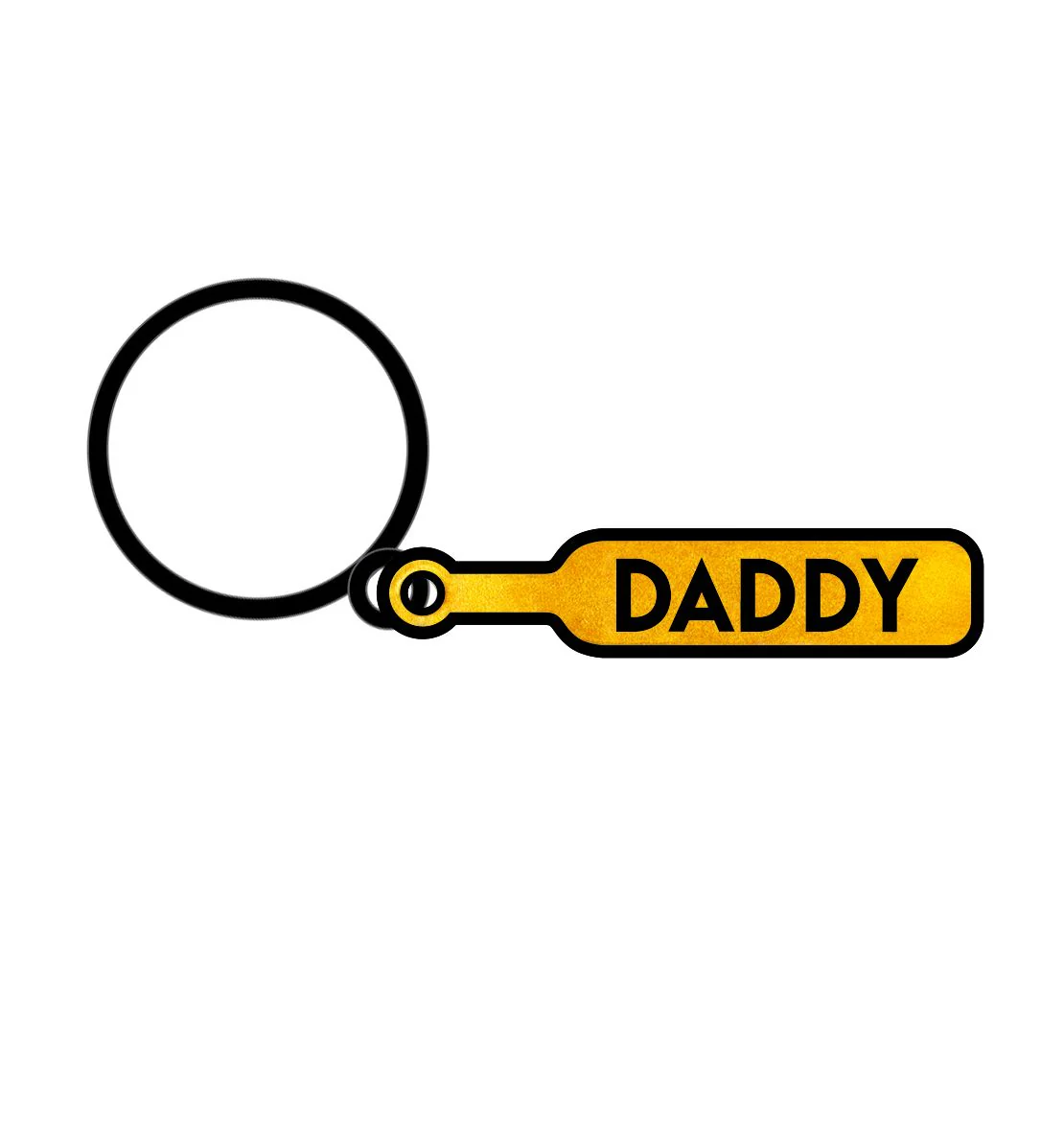 Wood Rocket Paddle Keychain - Image 4